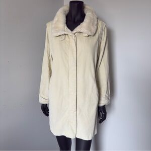 24. Vintage Surrey Classics Faux Shearling Corduroy Coat – Made in Canada/ 12